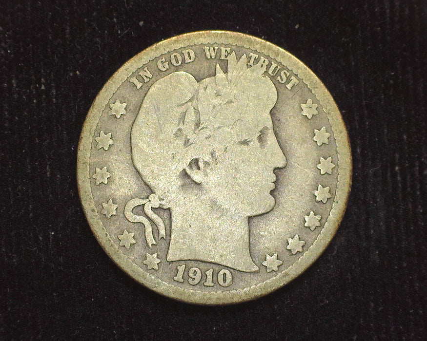 1910 D Barber Quarter G - US Coin