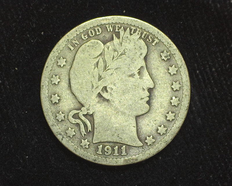 1911 D Barber Quarter VG - US Coin