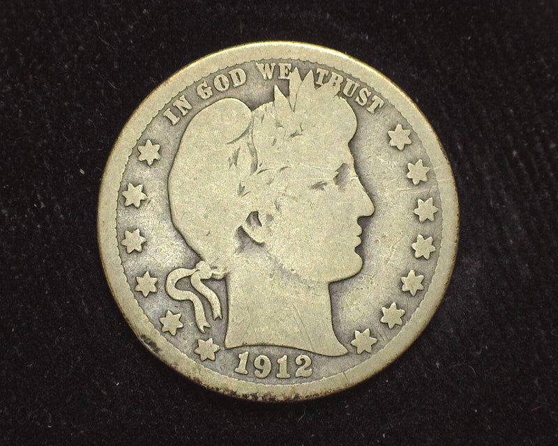 1912 S Barber Quarter G - US Coin