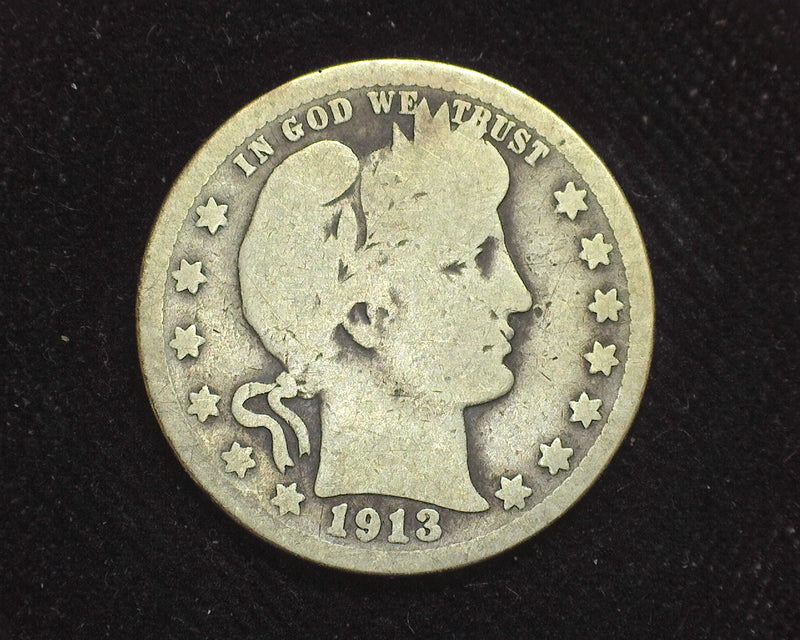 1913 Barber Quarter G - US Coin