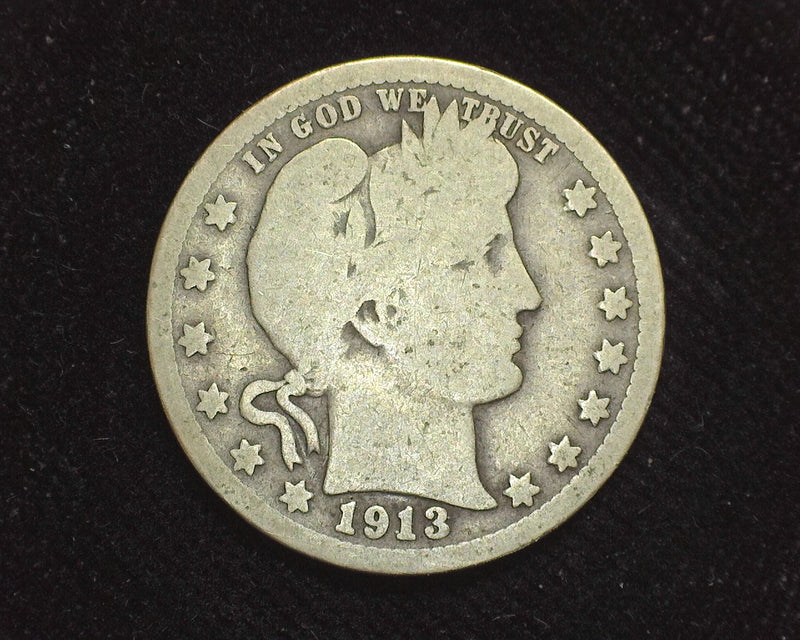 1913 Barber Quarter G - US Coin