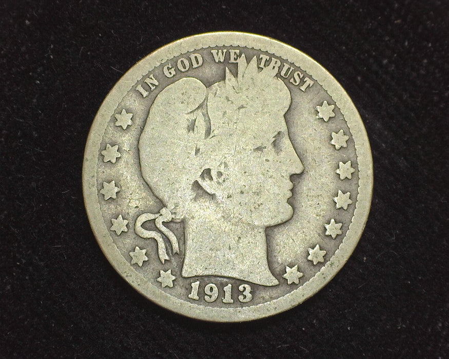 1913 Barber Quarter G - US Coin