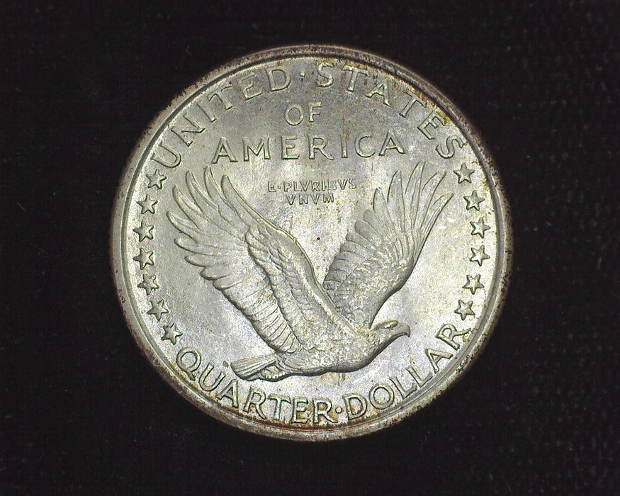 1917 Type 1 Standing Liberty Quarter BU Full head, gem MS-65 - US Coin