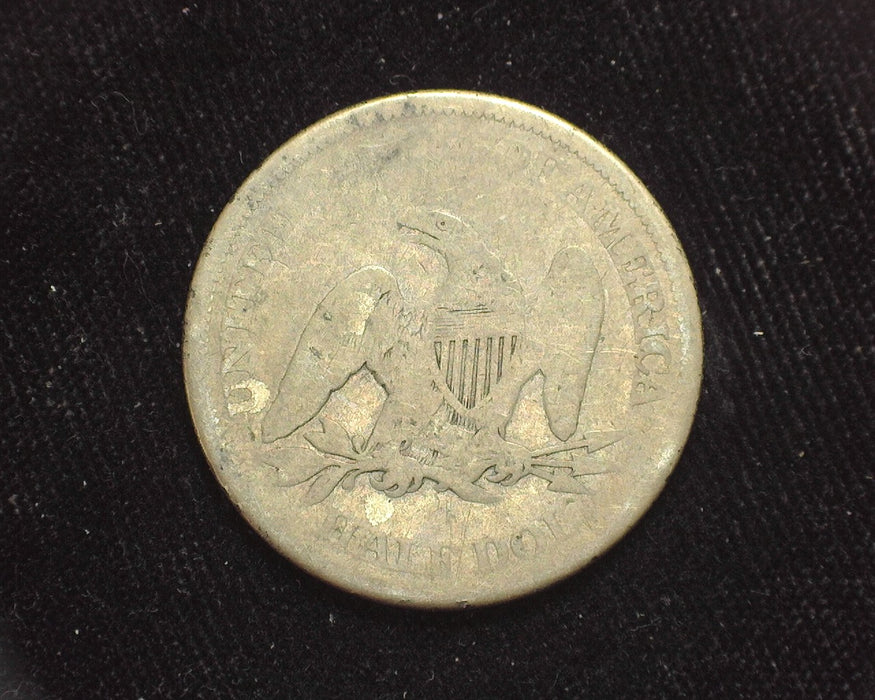 1861 Seated Liberty Half Dollar G Scratches - US Coin