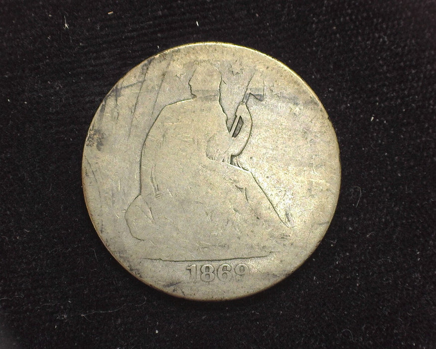 1869 Seated Liberty Half Dollar AG - US Coin