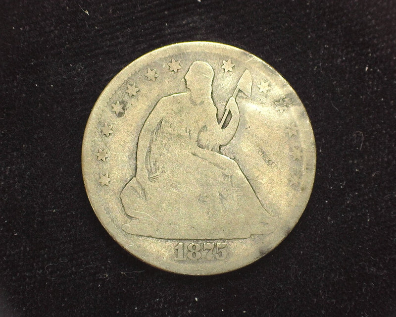 1875 Seated Liberty Half Dollar G - US Coin
