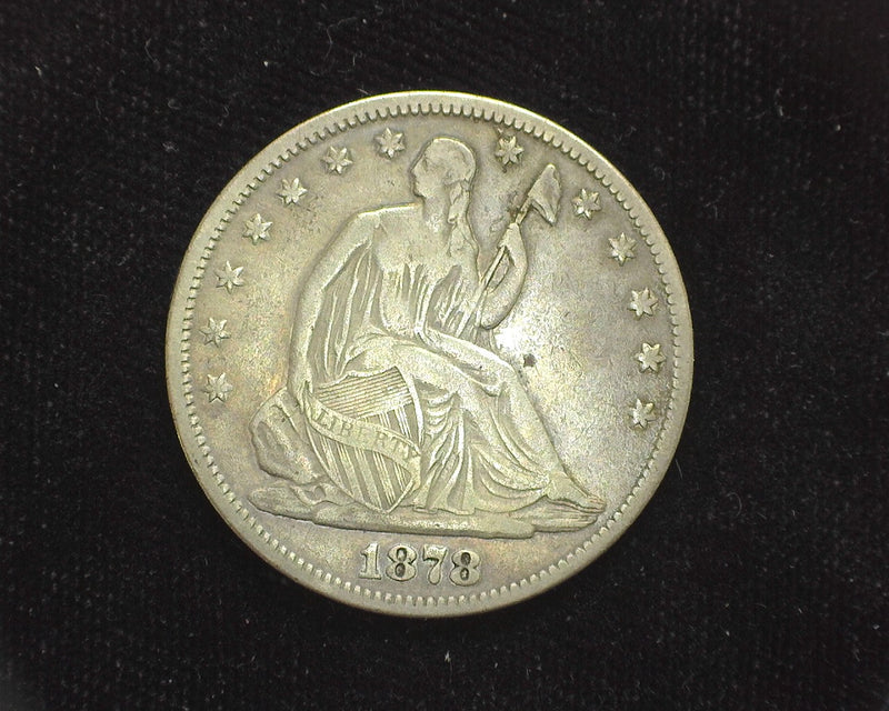 1878 Seated Liberty Half Dollar F/VF - US Coin