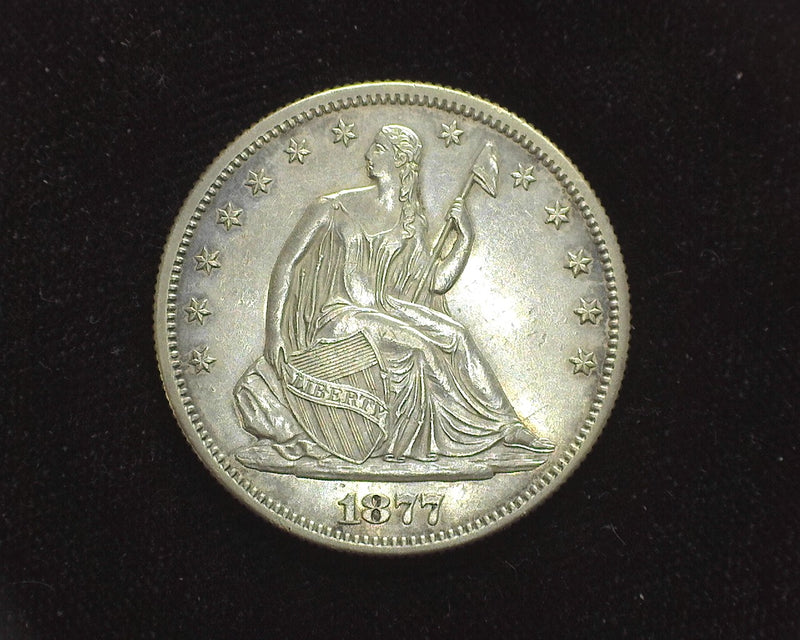 1877 S Seated Liberty Half Dollar AU - US Coin