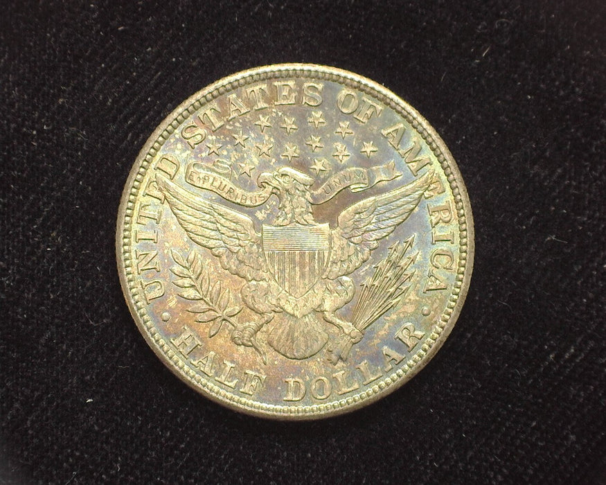 1902 Barber Half Dollar BU Nicely toned - US Coin