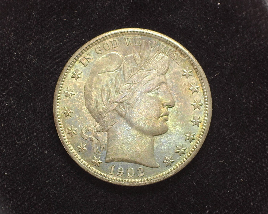 1902 Barber Half Dollar BU Nicely toned - US Coin