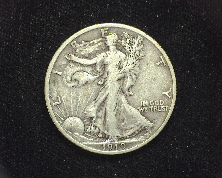1919 Liberty Walking Half Dollar F/VF - US Coin