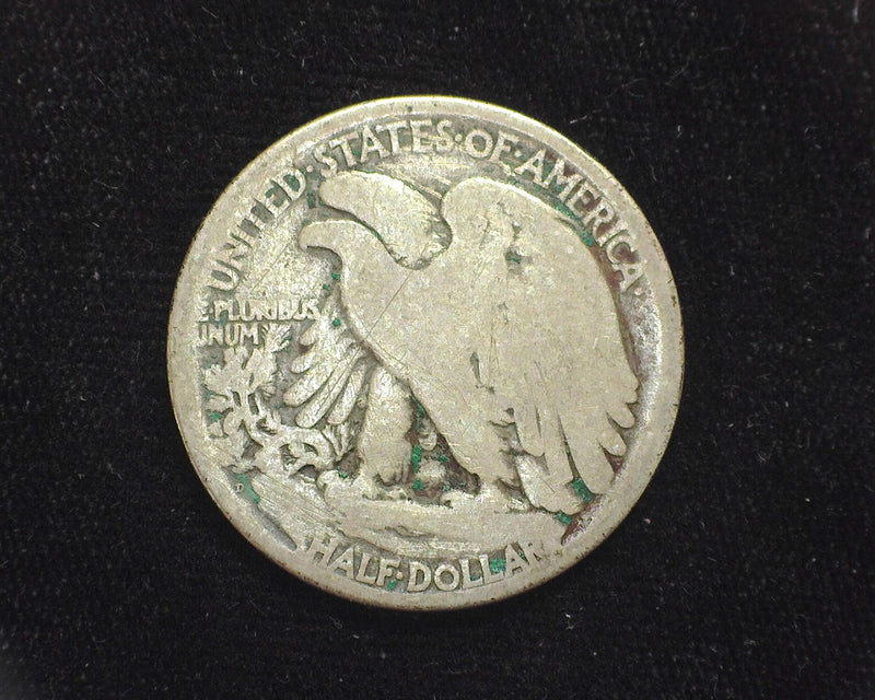 1921 D Liberty Walking Half Dollar G Scratches - US Coin
