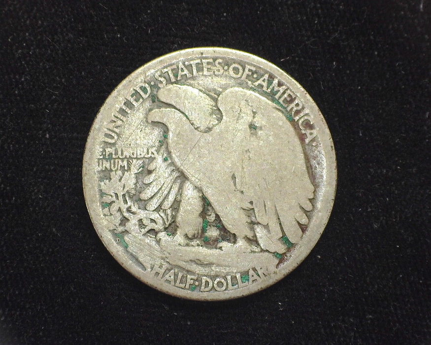 1921 D Liberty Walking Half Dollar G Scratches - US Coin