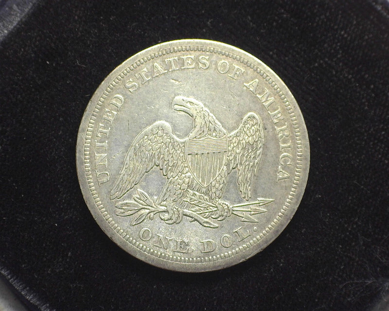 1842 Liberty Seated Dollar XF - US Coin