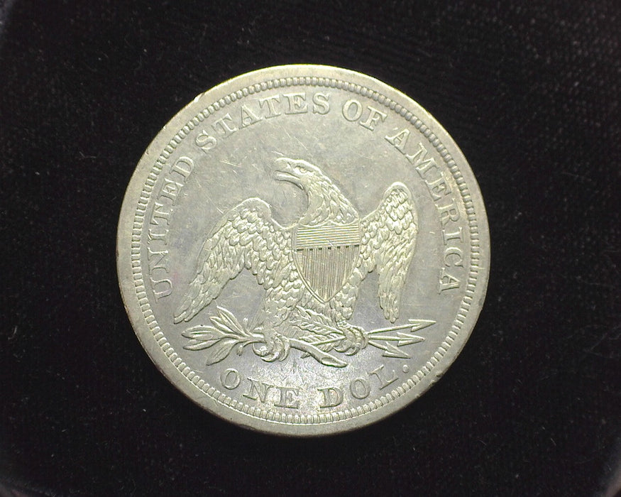 1843 Liberty Seated Dollar XF - US Coin