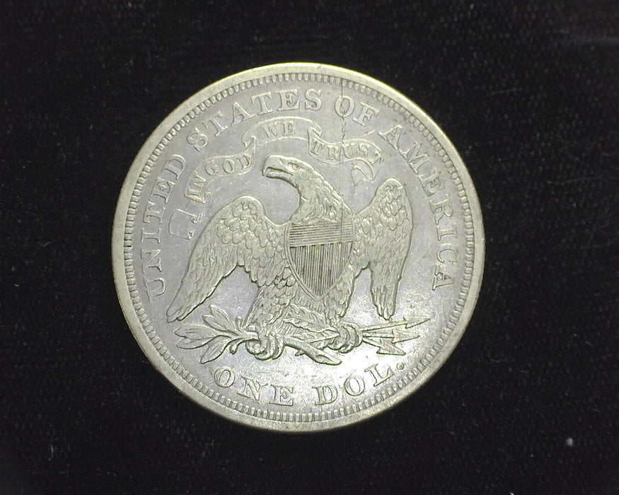 1867 Liberty Seated Dollar VF - US Coin