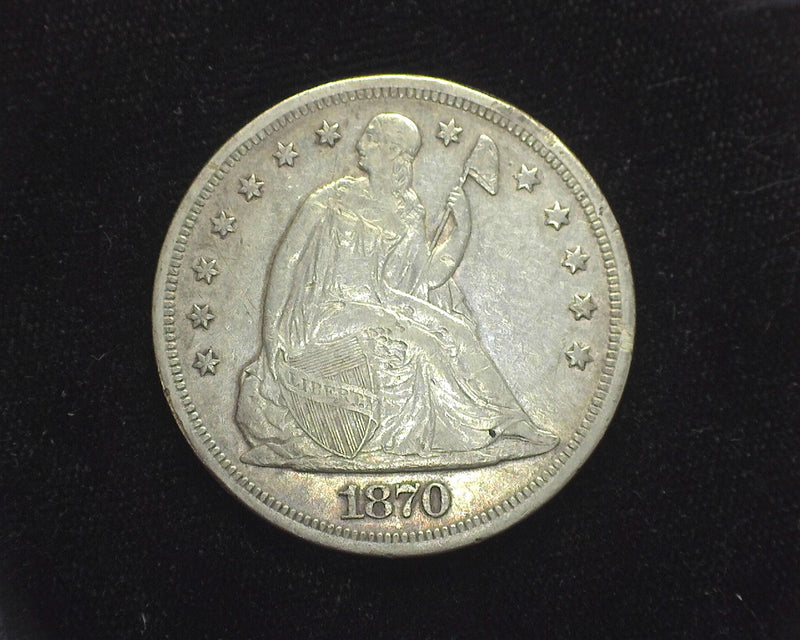 1870 Liberty Seated Dollar XF - US Coin