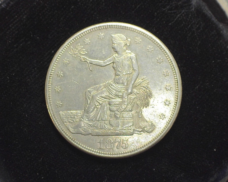 1875 CC Trade Dollar AU - US Coin