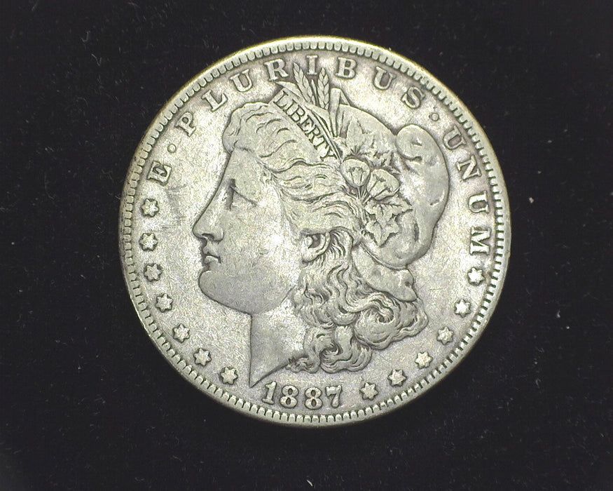 1887/86 S Morgan Dollar VF vam 2- US Coin
