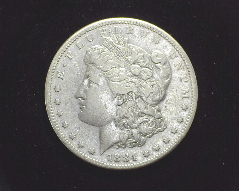 1884 S Morgan Dollar VF Cleaned - US Coin