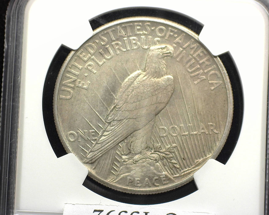 1921 Peace Dollar High relief NGC AU 58  - US Coin