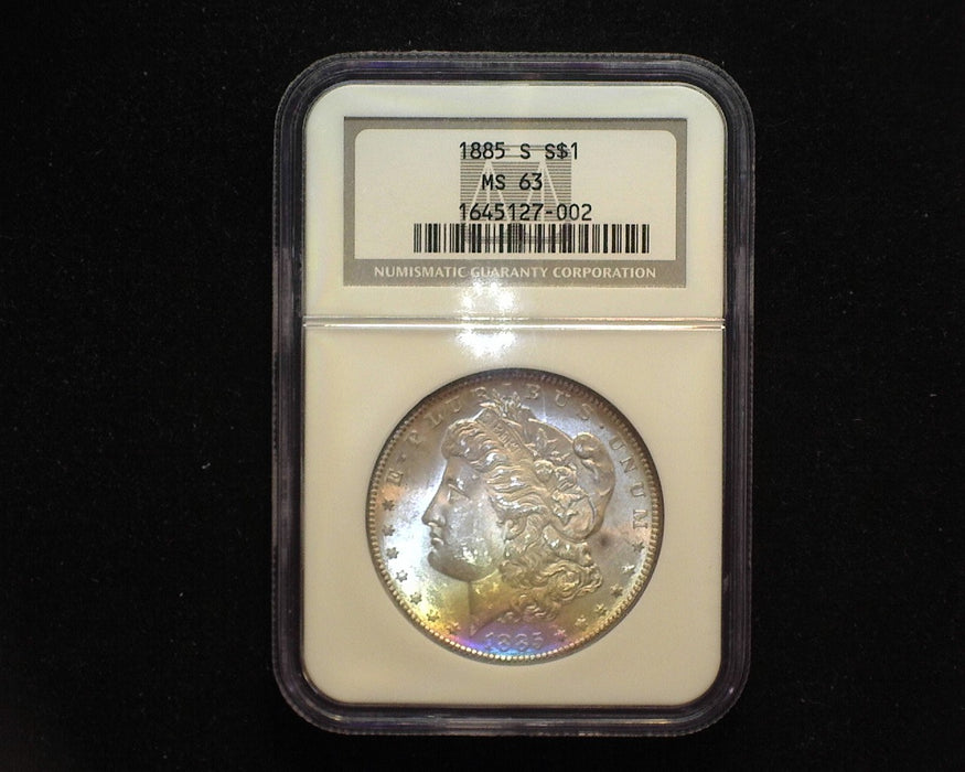 1885 S Morgan Dollar NGC MS 63  - US Coin