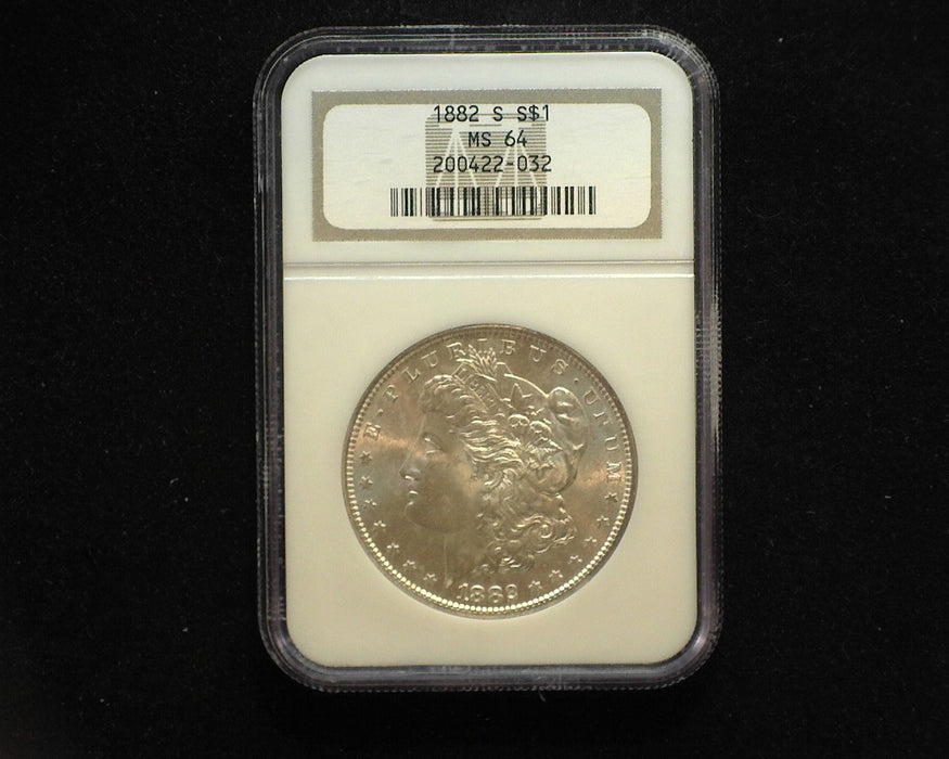 1882 S Morgan Dollar NGC MS64 - US Coin