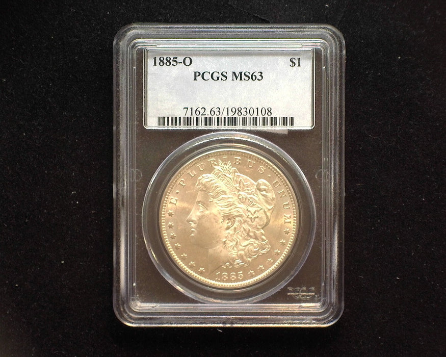 1885 O Morgan Dollar PCGS MS63 - US Coin
