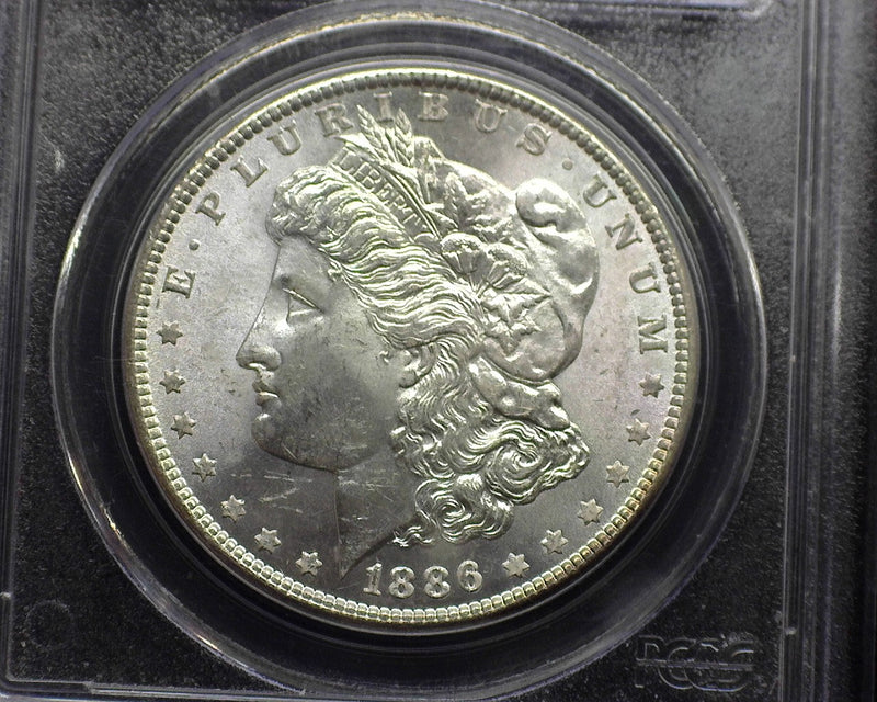 1886 Morgan Dollar PCGS MS63 - US Coin