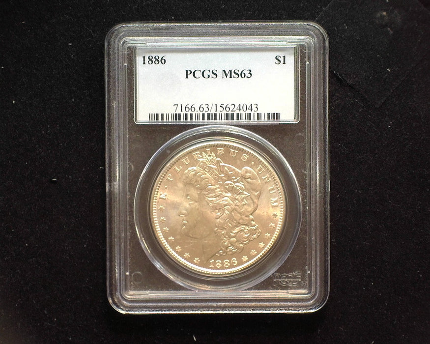 1886 Morgan Dollar PCGS MS63 - US Coin