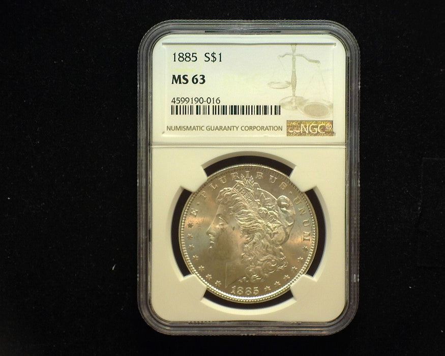 1885 Morgan Dollar NGC MS63 - US Coin