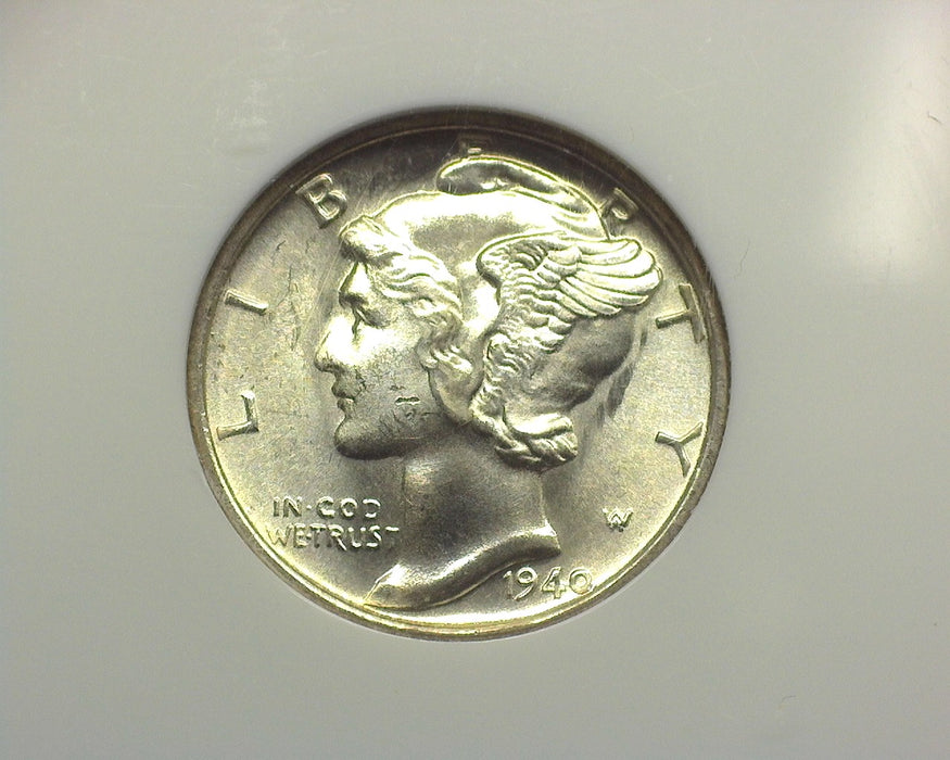 1940 S Mercury Dime MS65FB NGC - US Coin