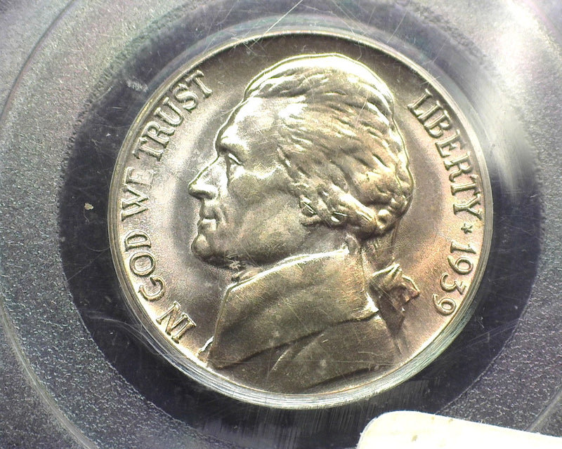 1939 D 5cJefferson Nickel MS66 PCGS - US Coin
