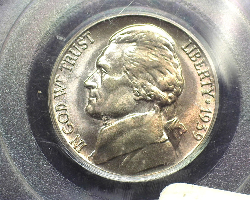 1939 D Jefferson Nickel MS66 PCGS - US Coin