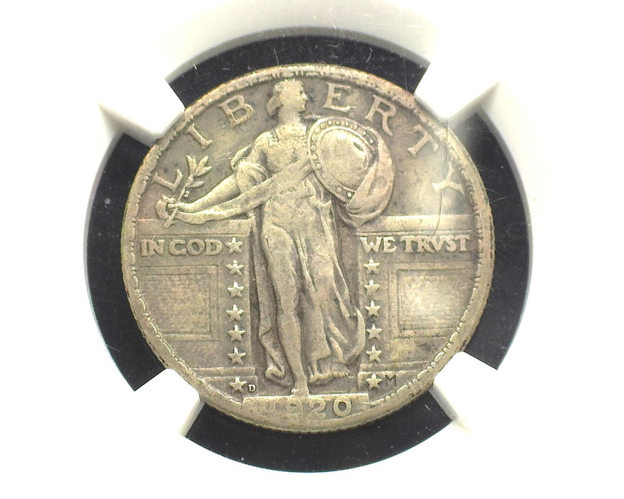1920 D Standing Liberty Quarter VF 30 NGC - US Coin