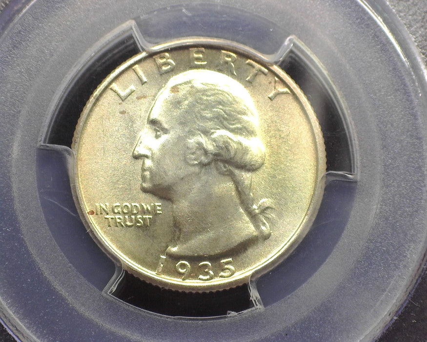 1935 S Washington Quarter MS64 PCGS - US Coin
