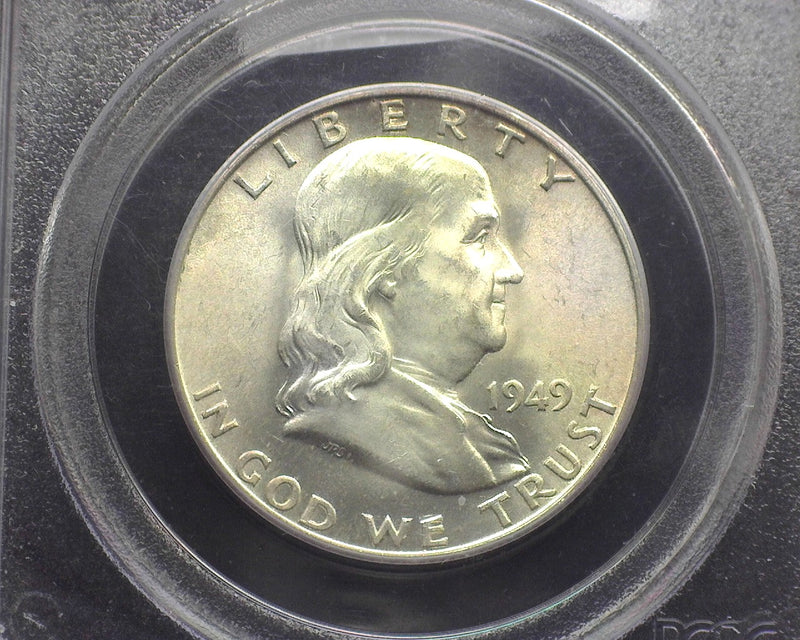 1949 D Franklin Half Dollar MS64 FBL PCGS - US Coin