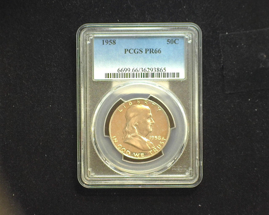 1958 Franklin Half Dollar PR66 PCGS - US Coin