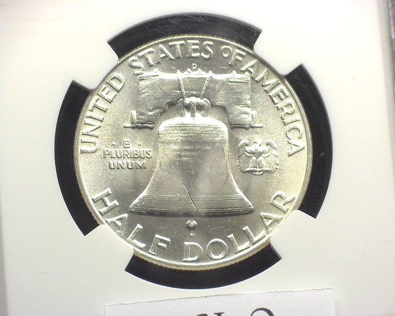 1963 D Franklin Half Dollar MS65 FBL NGC - US Coin