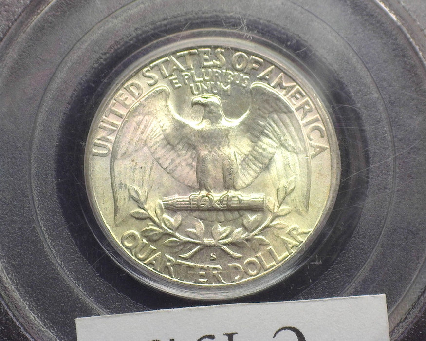 1950 S Washington Quarter MS64 PCGS - US Coin