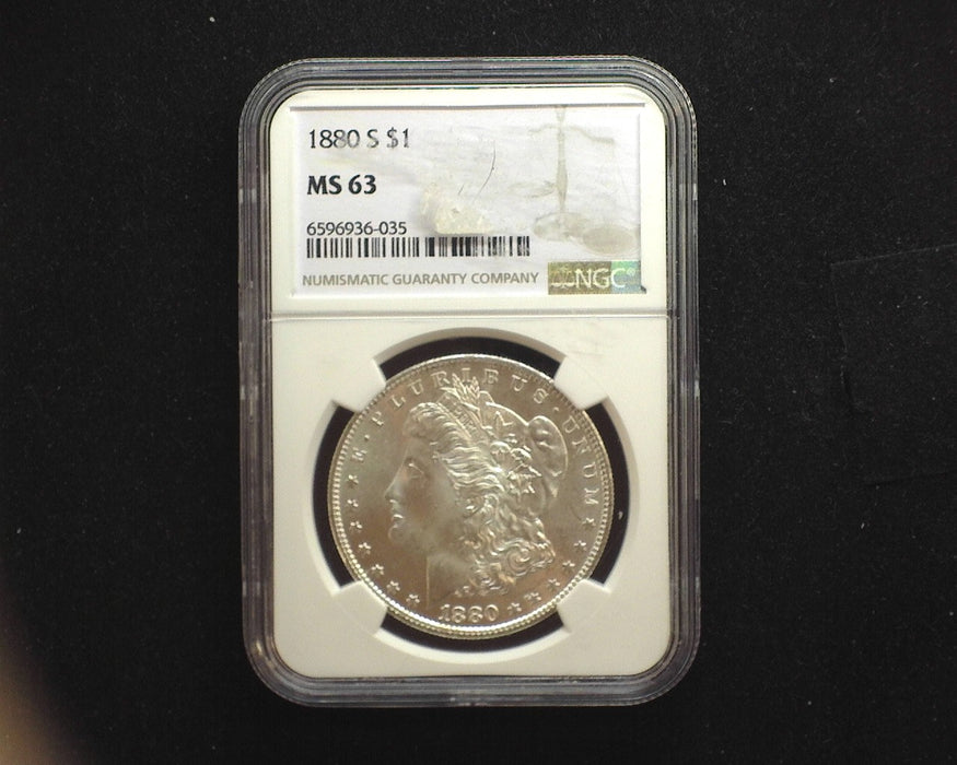 1880 Morgan Dollar NGC MS63 - US Coin