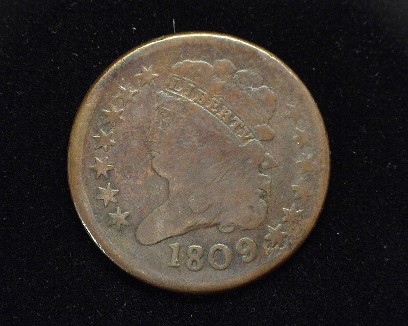 1809 Draped Bust Half Cent G - US Coin