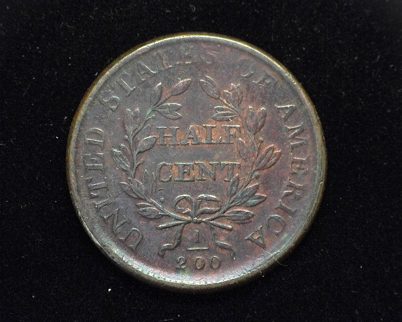 1808 Draped Bust Half Cent VF High 8 - US Coin