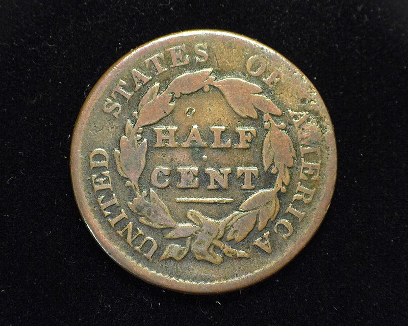 1829 Coronet Head Half Cent G - US Coin