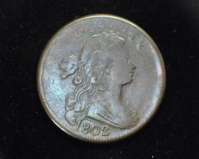 1802 Draped Bust Large Cent VF/XF - US Coin