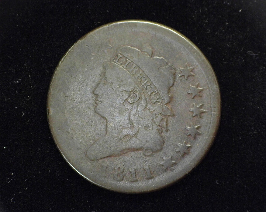 1811 Large Cent Draped Bust Cent VG - US Coin