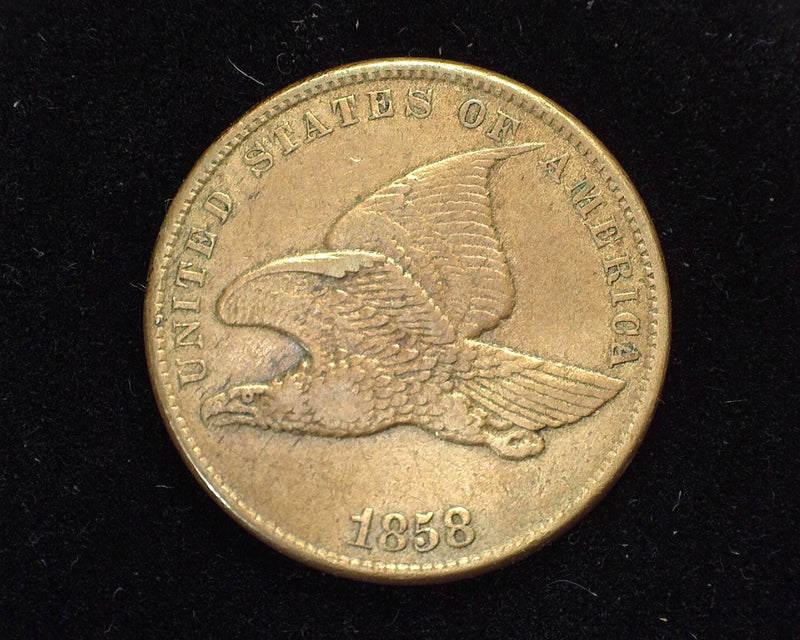 1858 Flying Eagle Penny/Cent XF-40 Small letter - US Coin
