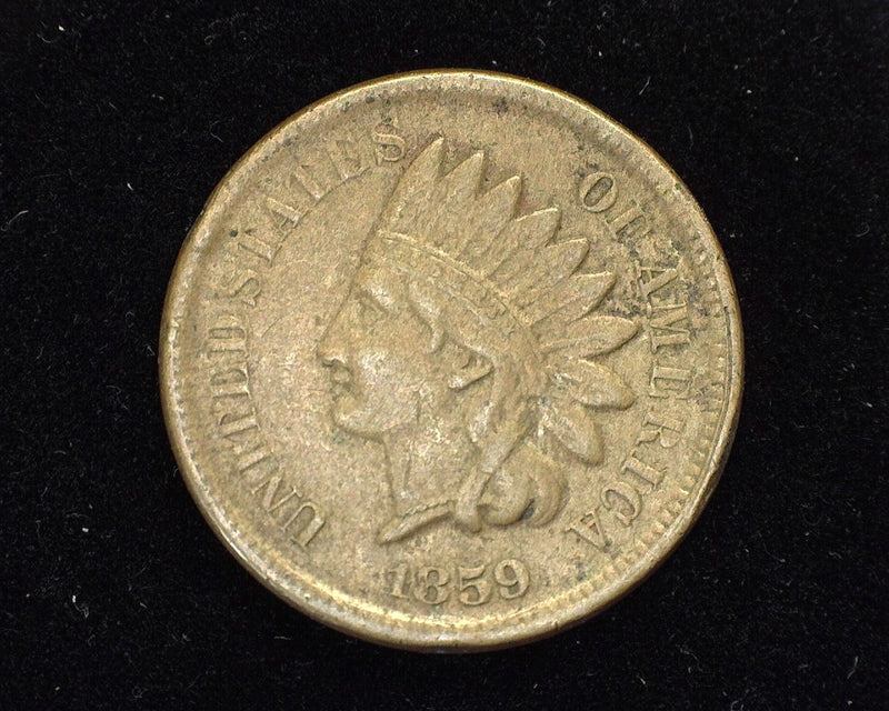1859 Indian Head Penny/Cent F/VF - US Coin