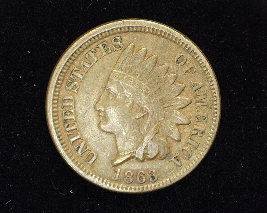 1863 Indian Head Penny/Cent VF - US Coin