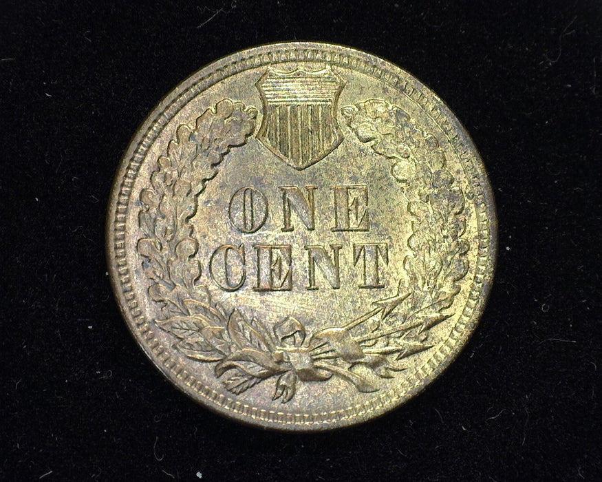 1906 Indian Head Penny/Cent BU Half red  - US Coin